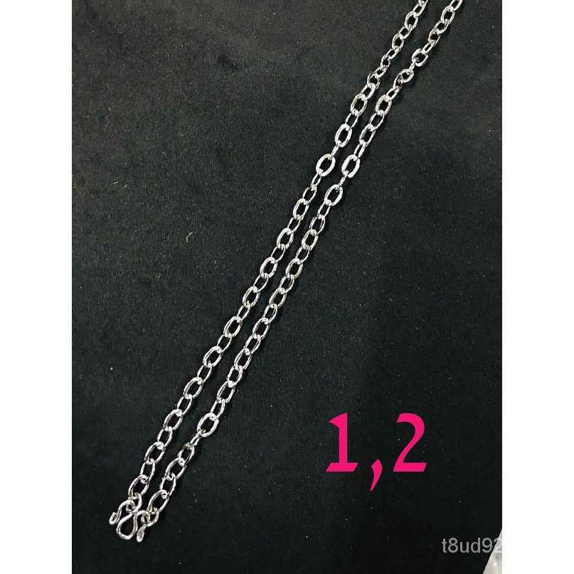 【2021】สร้อยคอแสตนเลส - ลายโซ่ -  สร้อยแสตนเลส สร้อยแขวนพระ ชุดที่ 5 dme7