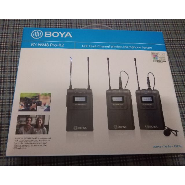 BOYA​ BY-WM8 Pro-K2 ตัวส่ง​ ​2​ ตัว​ ตัวรับ​ 1​ ตัว
