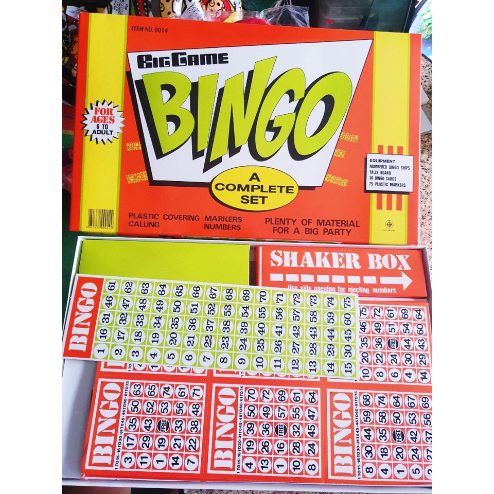บิงโกกล่องส้ม Bingo มี 3 ขนาด เล็ก/ใหญ่/จัมโบ้