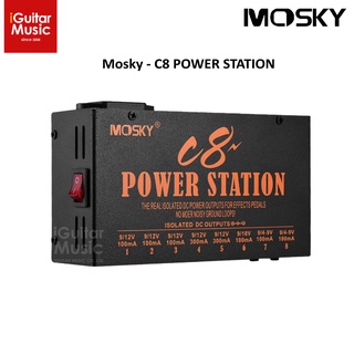 Mosky - C8 POWER STATION ตัวจ่ายไฟเอฟเฟค by iGuitar Music