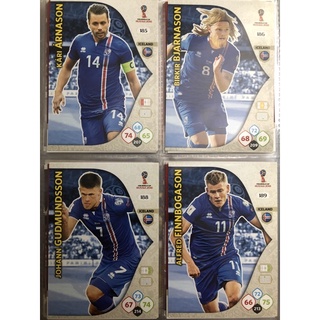 2018 Panini Adrenalyn XL World Cup Russia Soccer Cards Iceland