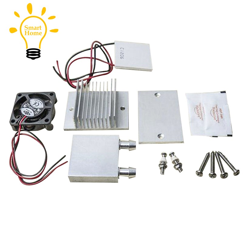 ◦★◦DIY Kit TEC1-12706 Thermoelectric Peltier Module Water Cooler Cooling System 60W
