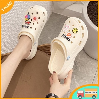 รองเท้าครอส รองเท้าครอสแท้ crocs ins 2021 EVA รองเท้าแตะผู้หญิงใหม่ รองเท้าครอส ข้ามรองเท้า รองเท้าชายหาดรองเท้าแตะสำหรั