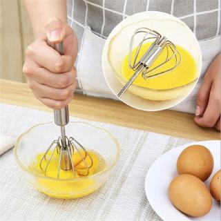 【Ready Stcok】Manual Stainless Steel Eggbeater DIY Cream Blender Cake Coffee Blender Baking Tools