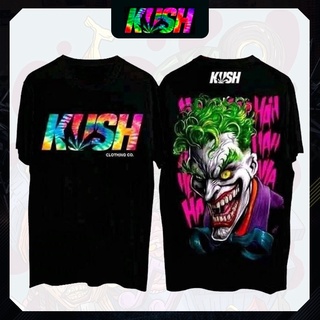 เสื้อยืดผ้าฝ้ายพิมพ์ลายแฟชั่น ┅₪⚜️Mens T-shirt print size mens Kush T-shirt / color front and back pure cotton design