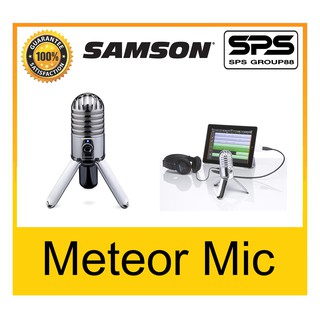 ใหม่ล่าสุด ไมค์สตรีม PODCASTING ไลฟ์สด เรียนออนไลน์ WFH ไมค์อัดเสียง ไมค์USB รุ่น Meteor Mic ยี่ห้อ SAMSON ของแท้1000%