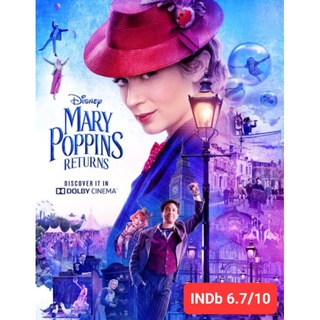 DVD Mary Poppins Returns แมรี่ ป๊อบปิ้นส์ กลับมาแล้ว : 2018 #หนังฝรั่ง #ดิสนีย์ (ดูพากย์ไทยได้-ซับไทยได้)