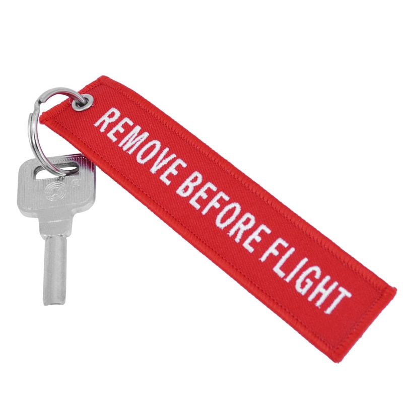 GUNGAN KEYCHAIN BAG TAG REMOVE BEFORE FLIGHT SOUVENIR