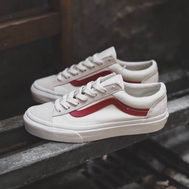 vans style 36 racing red