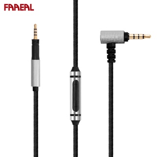 Faaeal อะไหล่สายเคเบิ้ลอัพเกรดเสียง สําหรับ Sennheiser Momentoum 1.0 2.0 HD1