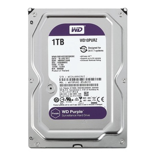 Hard Disk Western Digital HDD Purple ฮาร์ดดิส WD SATA HDD ฮาร์ดดิส สำหรับกล้องวงจรปิด ของแท้ประกัน 2 ปี