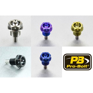 Pro-Bolt ไทเทเนี่ยม น็อตแม่เหล็กถ่ายน้ำมันเครื่อง M12 x (1.50mm) x 15mm