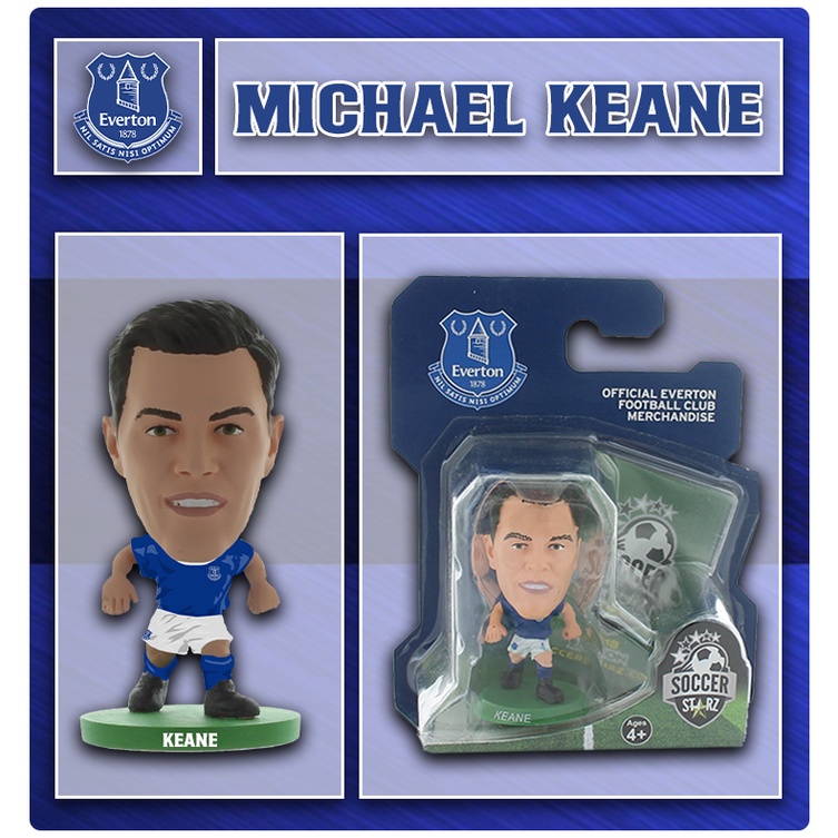 โมเดลนักฟุตบอล SoccerStarz ลิขสิทธิ์แท้จากสโมสร Everton - Michael Keane 2019
