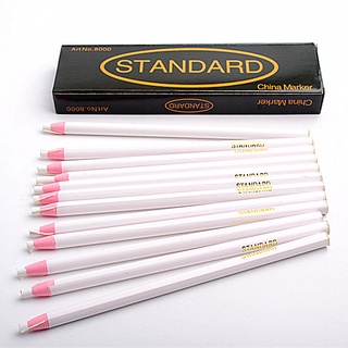 ดินสอเขียนผ้า ดินสอชอล์กเขียนผ้า สีขาว ลบด้วยซักน้ำ (1 แท่ง)