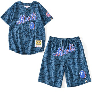 BAPE Mets camouflage basketball sport T-shirt