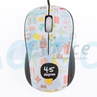 เมาส์ USB Optical Mouse 45 DEGREE (F-49)