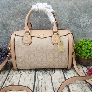 COACH IVIE BENNETT SATCHEL IN SIGNATURE JACQUARD (COACH F38112)