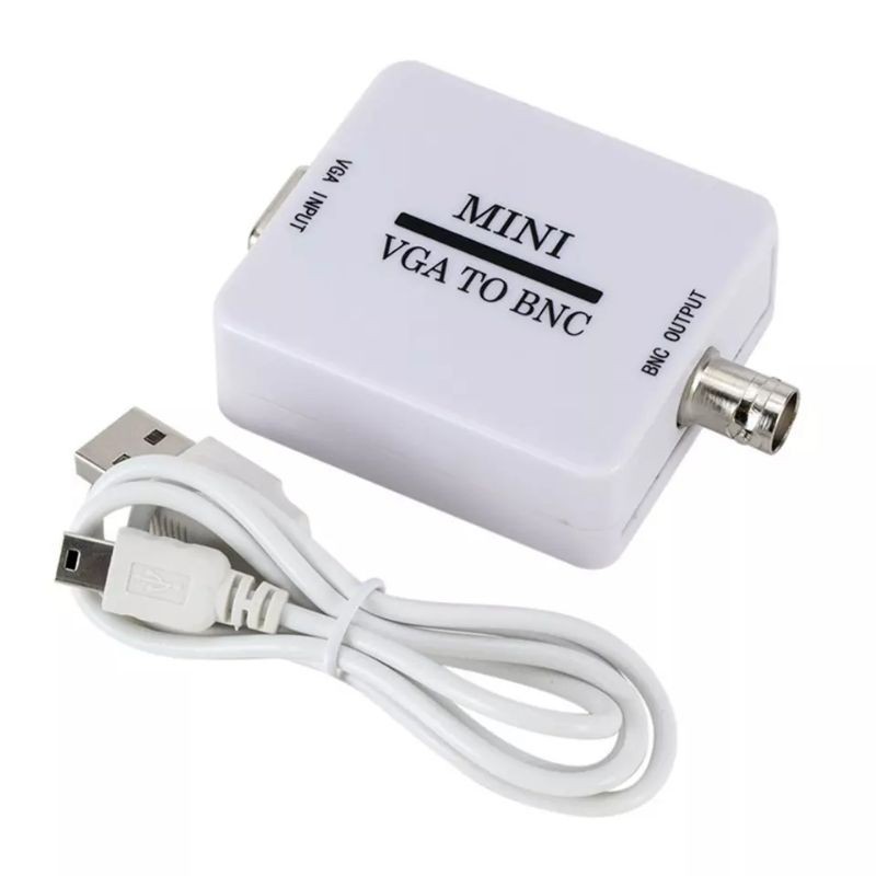 Mini HD VGA BNC Video Converterแปลงกล่องComposite VGA BNCอะแดปเตอร์Conversorดิจิตอลกล่องสำหรับHDTV monitor