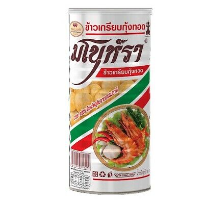 Manora Fried Rice Crackers Shrimp Flavor 90g มโนห์ราข้าวเกรียบรสกุ้ง 90 กรัม