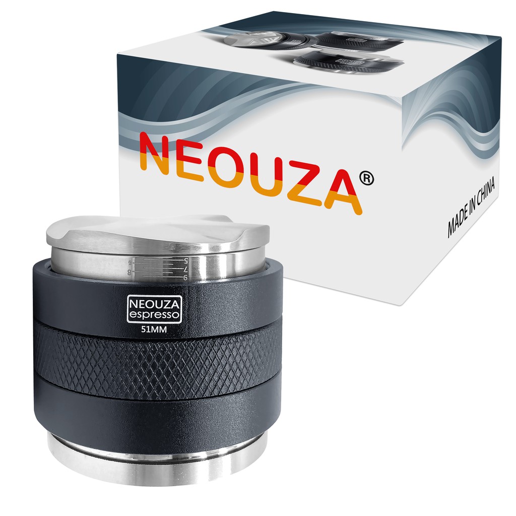 Neouza 2 in 1 ตัวปรับระดับกาแฟเอสเปรสโซ่ เลเซอร์มาร์กเกอร์ สเกล 51 มม. 53 มม. 58 มม. ปรับได้