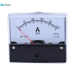 Dc 100 A แผงแอมป์มิเตอร์แอมมิเตอร์ Dh - 670