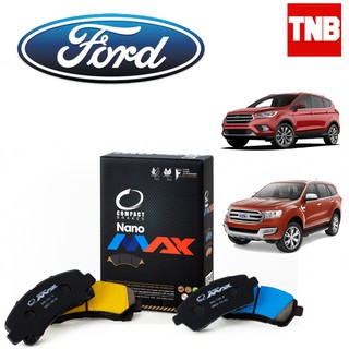 compact nanomax ผ้าเบรค ford everest escape ฟอร์ด เอเวอร์เรส เอสแคป (หน้า-หลัง)