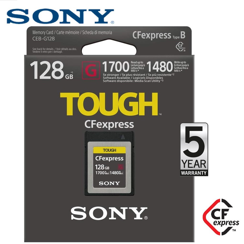 Sony 128GB CFexpress TOUGH (Type B)