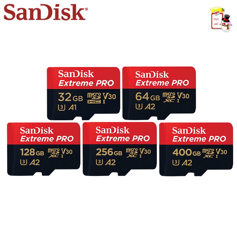 Professional SD Card 128GB 256GB 256GB 256GB 400GB U3 A2 SDXC V30 32GB Professional