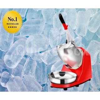 สีแดง เครื่องบดน้ำแข็งเกล็ดหิมะ Ice Crusher