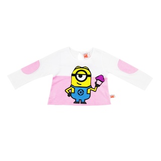 MINIONS : เสื้อเด็กผู้หญิง  ลิขสิทธิ์แท้