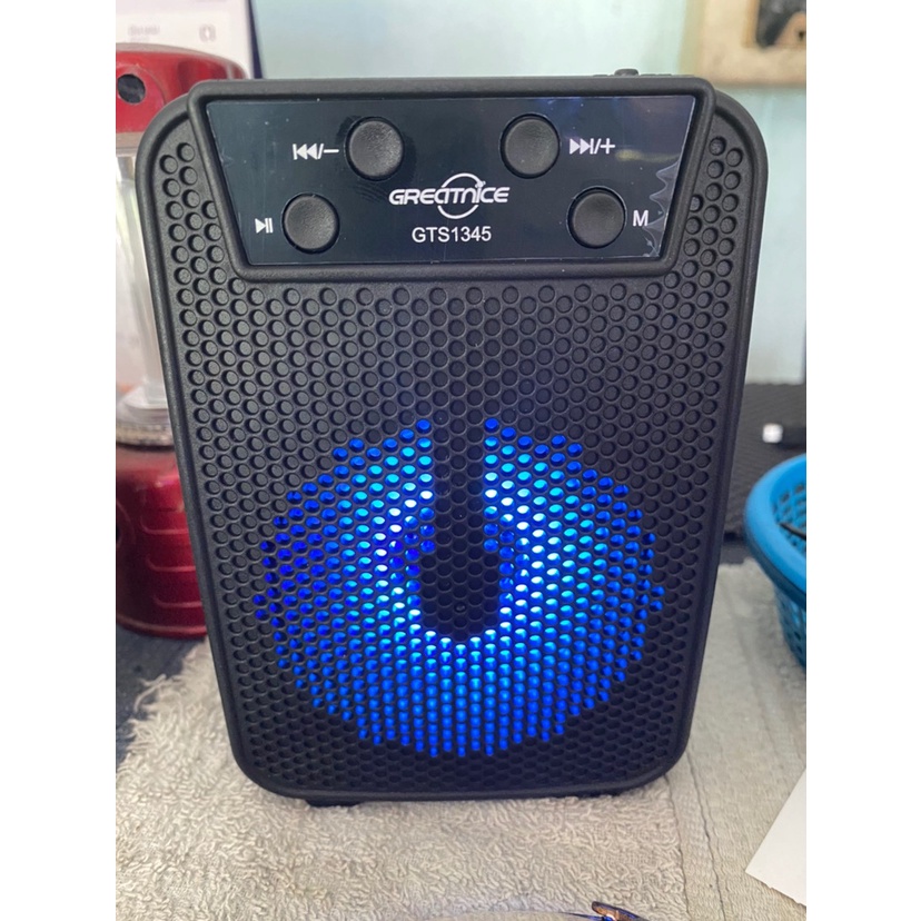 kaideel 3 นิ้ว จัดหนัก พลังเสียงเต็มๆ!!!ลำโพงบลูทูธ ไฟ LED GTS-1345 เสียงดี เบสหนัก ฟังก์ชั่นครบครัน