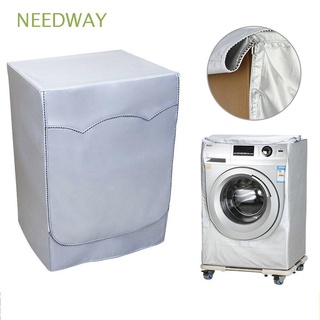 Needway ที่ซักผ้า|ผ้าคลุมลูกกลิ้ง กันฝุ่น กันน้ํา สีเงิน สําหรับเครื่องซักผ้า