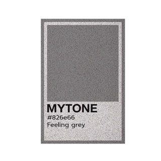 [MT01-00000065] พรมเช็ดเท้า พรมดักฝุ่น ลาย Feeling grey ขนาด 40x60 ซม