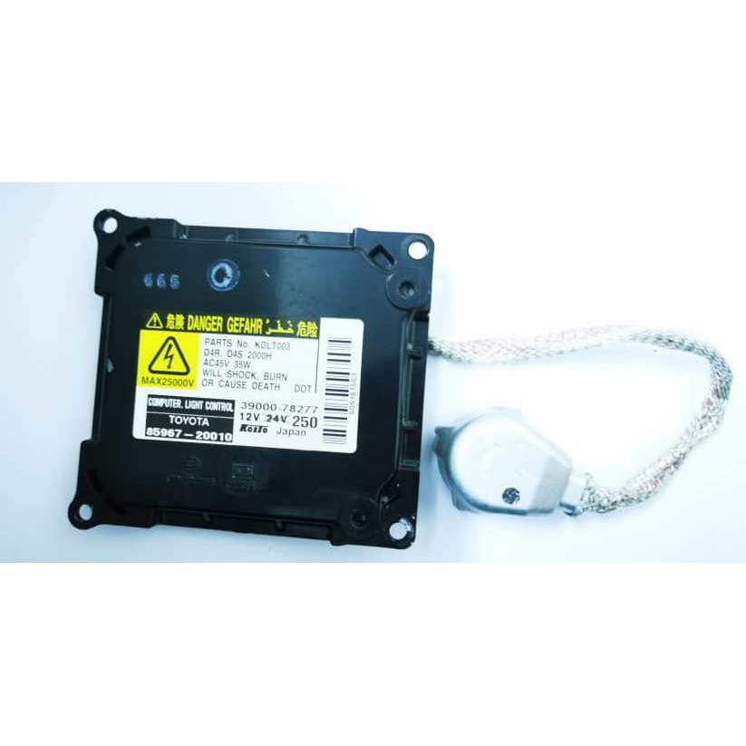 (มือสอง)Toyota HID Ballast D4S D4R VELLFIRE ESTIMA ALPHARD CAMRY HILUX