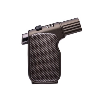 Gun Torch Lighter Quadruple 4 Jet Flame Refillable Butane Lighter🔥☘️