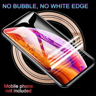 ฟิล์มกันรอยหน้าจอไฮดรอลิก Curved Soft Hydrogel Film For iPhone 13 12 Mini 11 Pro 11Pro Xs Max 12Pro 12Max Xr X 8Plus 7Plus i7 i8 6Plus 6S 7 8 Plus Se 2020 2 Se2 9H Explosion-proof Phone Film Hydraulic Film Not Glass