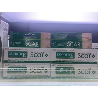 Smooth E Acne Scar Serum (7 g) สมูท อี แอคเน้ สกา เซรั่มลดรอยแผลเป็นด้วยสารสกัดจากธรรมชาติ