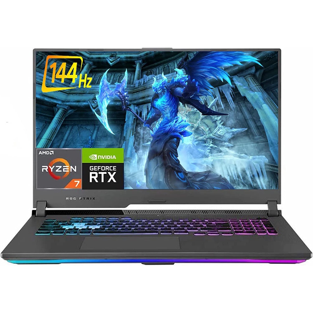 ASUS ROG Strix G17 Gaming Laptop 17.3” FHD 144HZ IPS, AMD 8-Core Ryzen 7 4800H (＞i7-10750H), 16GB RAM, 512GB SSD