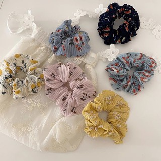 ♡ Wild Flower scrunchie ยางรัดผมดอกไม้