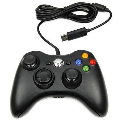 จอย XBox 360 แบบมีสาย สำหรับเล่นกับคอม (Xbox controller)(จอยคอม Xbox)(จอย X-Box 360)(จอยคอม) TVRG