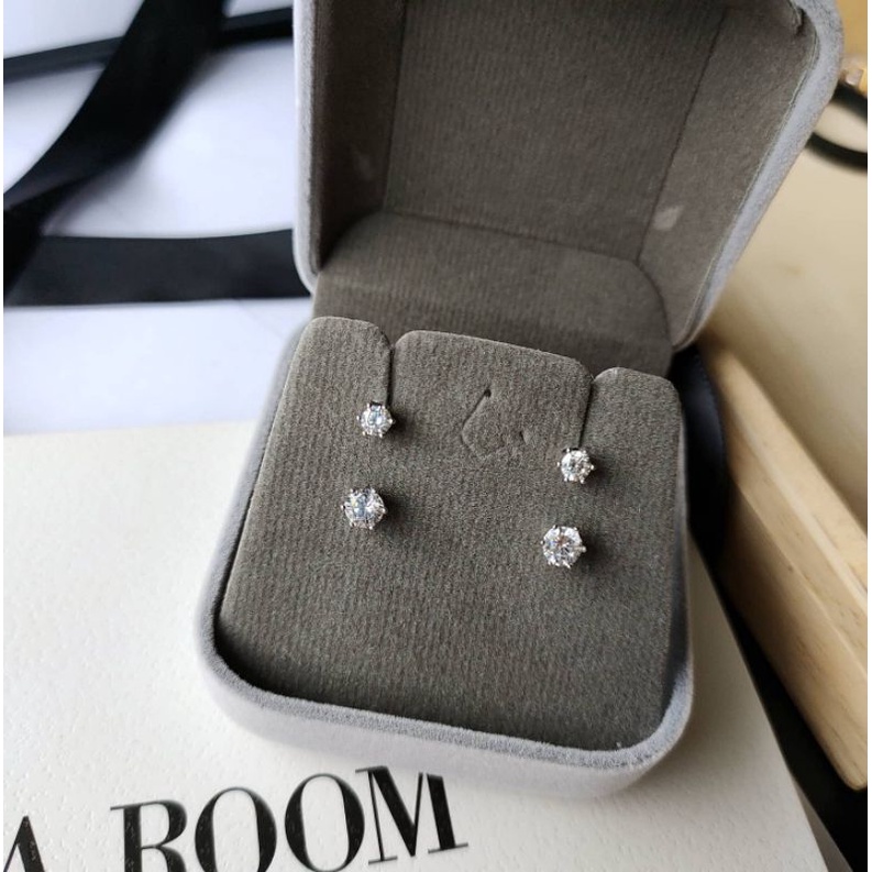 Galaroom Jewelry ต่างหูเพชรสวิสcz Set 10ตัง + 25ตัง ราคา ถูกที่สุด ดีลบีเคเค