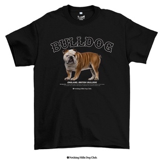 เสื้อยืดลาย BULLDOG  (อิงลิช บลูด็อก ) Classic Cotton Unisex by 【Nothing Hills】 ใหม่