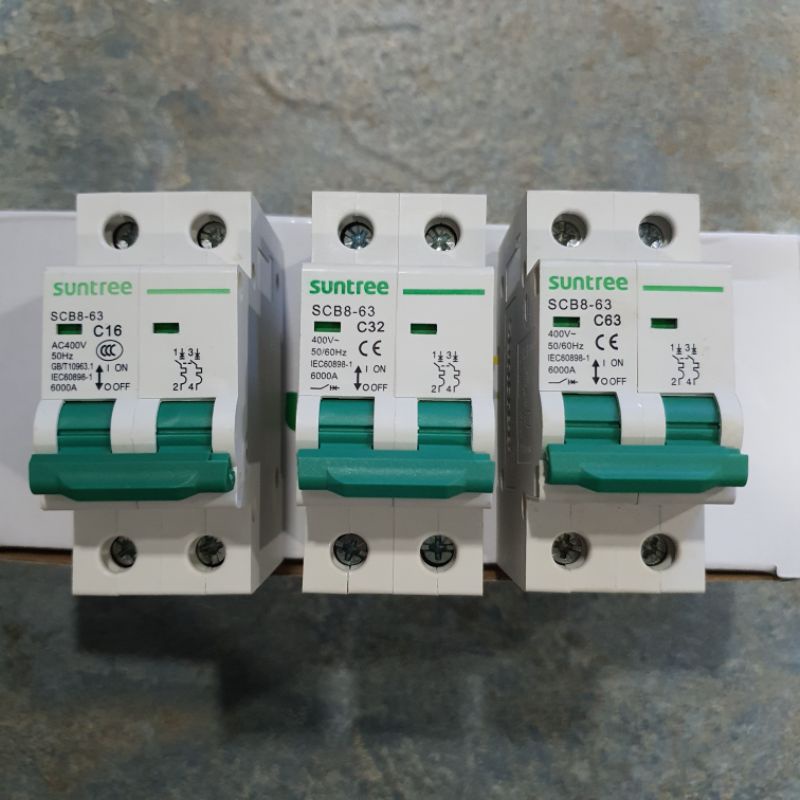 SUNTREE AC-Breaker 16A 32A 63A รุ่น SCB8-63