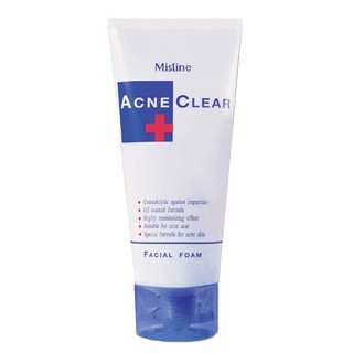 โฟมล้างหน้า Mistine Acne Clear Facial Foam 85 g.