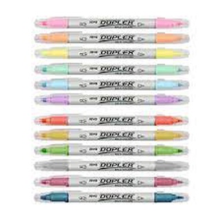 Java Duplex Mild Colors ปากกาไฮไลท์ 2 หัว มีให้เลือก 12 สี  (Pastel/Smoke)