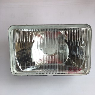 โคมไฟหน้ารถยนต์ เหลี่ยมเล็ก หลอด H4 Halogen Headlamps