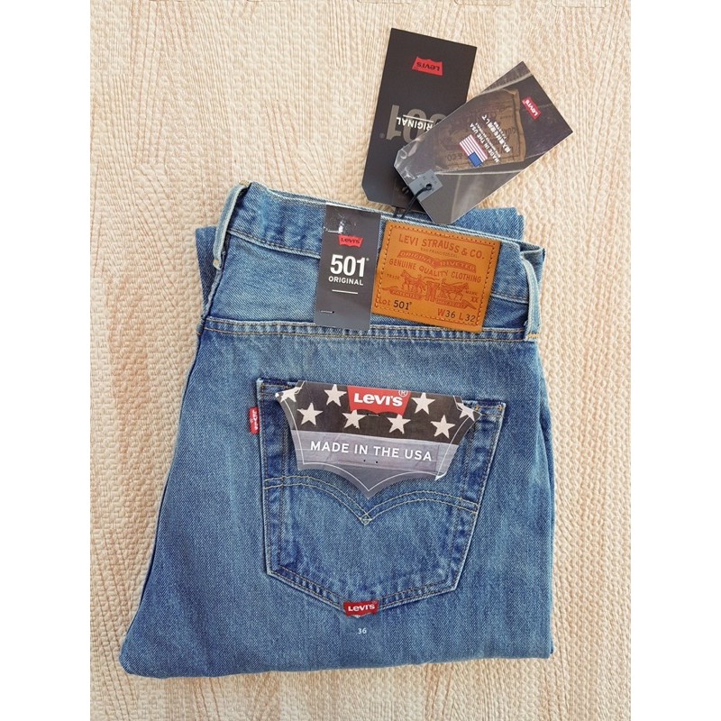 Levi’s 501 ริมแดง ผ้าฟอก Made in USA