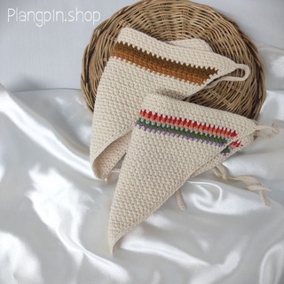 ผ้าคาดผมไหมพรมวินเทจ(พร้อมส่ง)