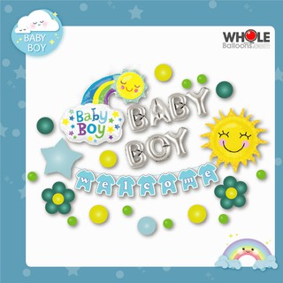 Wholeballoons - ลูกโป่ง DIY ฺBaby Girl  09024  ลูกโป่งตกแต่งพร้อมจัดงานปาร์ตี้