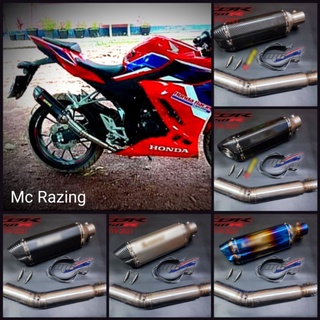 ท่อCbr150R 2019-2021 สลิปออนเลสแท้พร้อมปลายท่อ 14นิ้ว